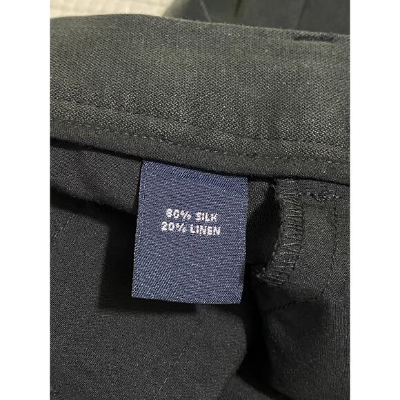 NWT Nautica Rigger shorts size 38 Silk Linen 9" inseam mens Black - Picture 7 of 7